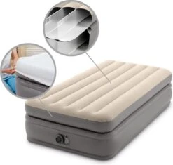 Intex Prime Comfort - Luchtbed - 1-Persoons - 99x191x51 Cm (BxLxH) - Grijs - Met Ingebouwde Motorpomp 16 Intex Prime Comfort - Luchtbed - 1-Persoons - 99x191x51 Cm (BxLxH) - Grijs - Met Ingebouwde Motorpomp -Buiten Kamperen 1200x1144 1