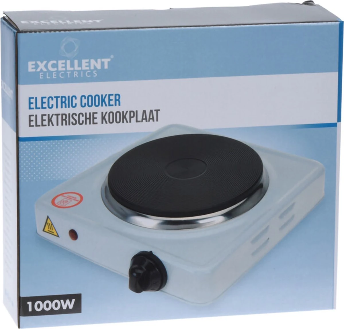 Kookplaat Basic Ø 16 Cm Elektrisch Wit Enkel Pits 1000W 5-standen 22 X 22 X 7 Cm 6 Kookplaat Basic Ø 16 Cm Elektrisch Wit Enkel Pits 1000W 5-standen 22 X 22 X 7 Cm - Afbeelding 6