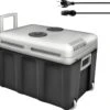 Koelbox Met Wielen Voor Auto & Camping Warm En Koud 40L - Frigobox Elektrisch 12v 230 Volt - MiniBar - Mini Koelkast | Verkoelt En Verwarmt | Eco-modus - Minibar - Mini Koelkast