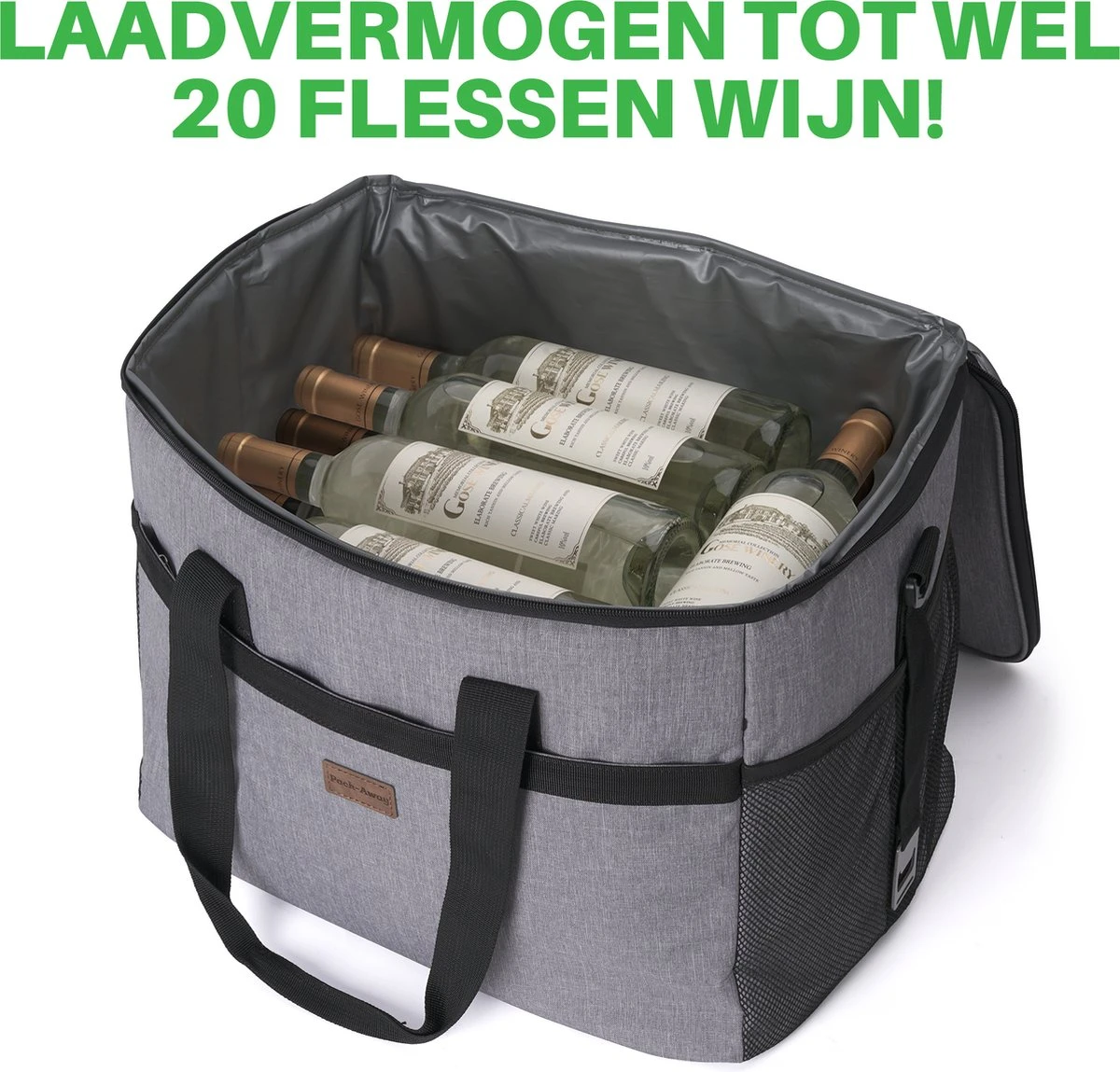 Packaway 4 Laags Geïsoleerde Koeltas - Lunchtas 40 Liter - Grijs 11 Packaway 4 Laags Geïsoleerde Koeltas - Lunchtas 40 Liter - Grijs - Afbeelding 11