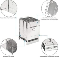 House Of Husk Draagbaar Houtkachel Voor Kamperen - Klein Camping Oven - Kampeer Kachel - Camping Kooktoestel - Camping Accessoires 12 House Of Husk Draagbaar Houtkachel Voor Kamperen - Klein Camping Oven - Kampeer Kachel - Camping Kooktoestel - Camping Accessoires -Buiten Kamperen 1200x1149 8