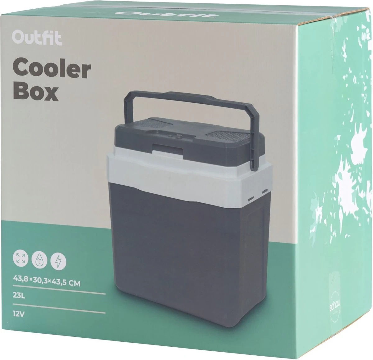 Day Thermo-elektrische Koelbox - 23 Liter - 12v/230v - Camping Koelkast 4 Day Thermo-elektrische Koelbox - 23 Liter - 12v/230v - Camping Koelkast - Afbeelding 4