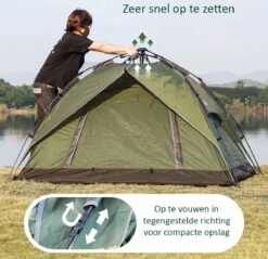 Sens Design Pop Up Tent - Tent - 2-3 Personen 10 Sens Design Pop Up Tent - Tent - 2-3 Personen -Buiten Kamperen 1200x1161
