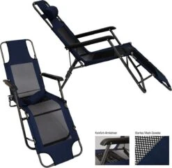 Ligstoel 180x60cm - Opvouwbaar Campingstoel Ligbed Strandstoel Tuinstoel Vouwligstoel Blauw 22 Ligstoel 180x60cm - Opvouwbaar Campingstoel Ligbed Strandstoel Tuinstoel Vouwligstoel Blauw -Buiten Kamperen 1200x1168 3