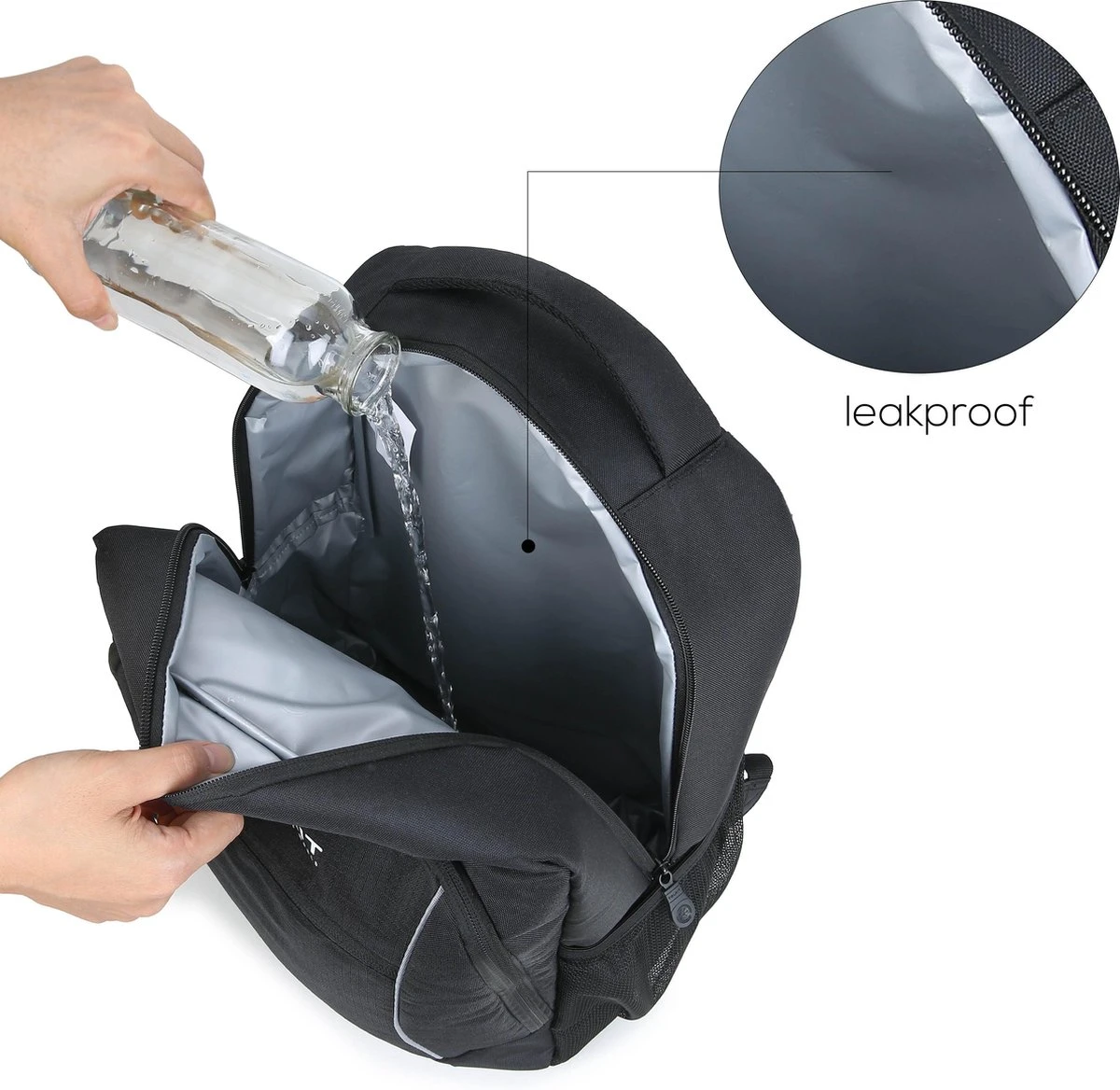 Koelrugtas - 23L - Wandelrugzak - Dagrugzak - Outdoor Rugzak - Dames & Heren - Zwart 7 Koelrugtas - 23L - Wandelrugzak - Dagrugzak - Outdoor Rugzak - Dames & Heren - Zwart - Afbeelding 7