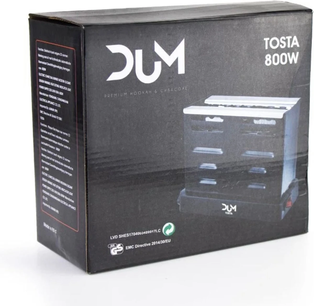 Kolenbrander Elektrische Dum Tosta - Kolenstarter - 800 Watt - Kolenverhitter - Kolen Opwarmen - Kooltjes - Kolen - Coco - Verwarmer - Amy Deluxe - Camping Kooktoestel - Kooktoestel Camping - Kookplaat -BBQ Starter – Shisha - Waterpijp 3 Kolenbrander Elektrische Dum Tosta - Kolenstarter - 800 Watt - Kolenverhitter - Kolen Opwarmen - Kooltjes - Kolen - Coco - Verwarmer - Amy Deluxe - Camping Kooktoestel - Kooktoestel Camping - Kookplaat -BBQ Starter – Shisha - Waterpijp - Afbeelding 3