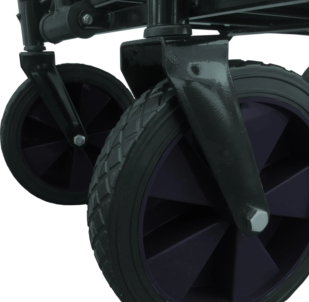 Rijoka Opvouwbare Bolderkar/Bolderwagen - Telescopische Stang | Zwart 4 Rijoka Opvouwbare Bolderkar/Bolderwagen - Telescopische Stang | Zwart - Afbeelding 4