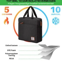 Brisby 4 Laags Geïsoleerde Koeltas - Lunchtas 7 Liter - Zwart 14 Brisby 4 Laags Geïsoleerde Koeltas - Lunchtas 7 Liter - Zwart -Buiten Kamperen 1200x1178 21