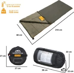 Dutch Mountains Slaapzak Vlieland XL - Grote Katoenen 210 X 80cm Lichtgewicht - Incl. Tasje En Tochtstrip -Comfortzone: 5-8 Graden- 10 Dutch Mountains Slaapzak Vlieland XL - Grote Katoenen 210 X 80cm Lichtgewicht - Incl. Tasje En Tochtstrip -Comfortzone: 5-8 Graden- -Buiten Kamperen 1200x1178 27