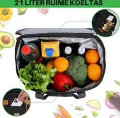 Brisby 4 Laags Geïsoleerde Koeltas - Boodschappentas 21 Liter - Zwart 11 Brisby 4 Laags Geïsoleerde Koeltas - Boodschappentas 21 Liter - Zwart -Buiten Kamperen 1200x1180 11