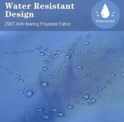 HikeMeister ® Mummy Slaapzak Kamperen Blauw Ca. 220 X 75 Cm Met Draagtas -Buiten Kamperen 1200x1180 13