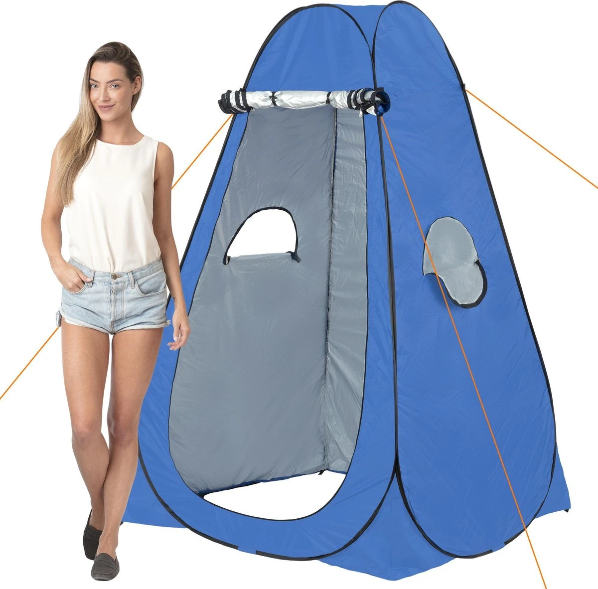 Dutch Mountains Pop-up Omkleedtent -190 X120cm Draagbare Douchetent - Prive-kamer - Multitent 1 Dutch Mountains Pop-up Omkleedtent -190 X120cm Draagbare Douchetent - Prive-kamer - Multitent