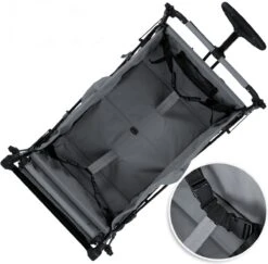 Rijoka Luxe Opvouwbare Bolderkar/Bolderwagen | Met Dakje En Draagtas | Grijs 11 Rijoka Luxe Opvouwbare Bolderkar/Bolderwagen | Met Dakje En Draagtas | Grijs -Buiten Kamperen 1200x1182 8