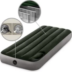 Intex Luchtbed - 1-Persoons - 76 X 191 X 25 Cm - Groen - Met Ingebouwde Voetpomp + Hoeslaken Wit + Reparatieset 15 Intex Luchtbed - 1-Persoons - 76 X 191 X 25 Cm - Groen - Met Ingebouwde Voetpomp + Hoeslaken Wit + Reparatieset -Buiten Kamperen 1200x1189 2