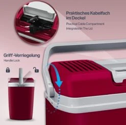 Tillvex- Koelbox, Coolbox, 24 Liter, Rood 11 Tillvex- Koelbox, Coolbox, 24 Liter, Rood -Buiten Kamperen 1200x1190 12