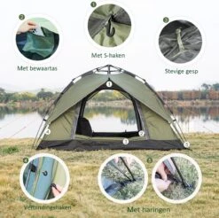Sens Design Pop Up Tent - Tent - 2-3 Personen 11 Sens Design Pop Up Tent - Tent - 2-3 Personen -Buiten Kamperen 1200x1197