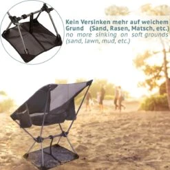 Smartpeas Camping Stoel Van Stevig 600D Polyester En Aluminium - Lichtgewicht En Opvouwbaar - Camping Gadget Inclusief Zijzakken +Plus: Strandmat & Draagtas -Buiten Kamperen 1200x1198 2