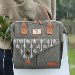 HN® Lunchtas Grijs Pijlen, Geïsoleerde Koeltas, Lekvrij, Extra Grote Opening Voor De Lunch Box, 25×16,5×26cm Design Heren En Dames 9 HN® Lunchtas Grijs Pijlen, Geïsoleerde Koeltas, Lekvrij, Extra Grote Opening Voor De Lunch Box, 25×16,5×26cm Design Heren En Dames -Buiten Kamperen 1200x1200 1011