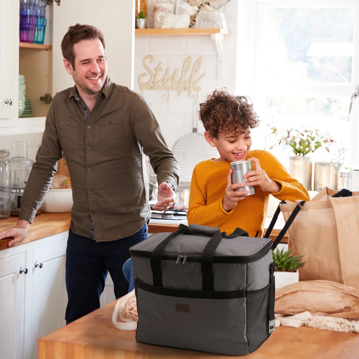 Packaway 4 Laags Geïsoleerde Koeltas - Lunchtas 40 Liter - Grijs 5 Packaway 4 Laags Geïsoleerde Koeltas - Lunchtas 40 Liter - Grijs - Afbeelding 5