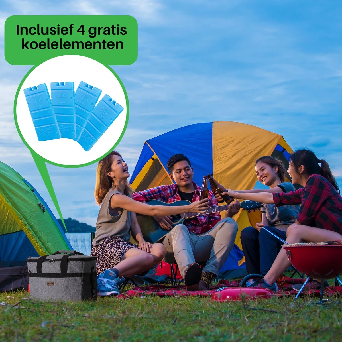 Packaway 4 Laags Geïsoleerde Koeltas - Lunchtas 30 Liter - Grijs 11 Packaway 4 Laags Geïsoleerde Koeltas - Lunchtas 30 Liter - Grijs - Afbeelding 11