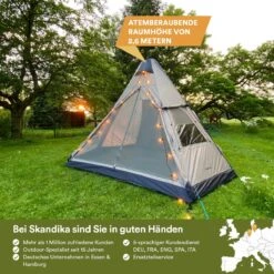 Skandika Tipi Kotona Air Opblaasbare Tent – Opblaasbare Tenten - 4 Persoons Tipi Tent – Tenten - Campingtent – Ingenaaide Tentvloer – Muggengaas – 260 Cm Stahoogte – 490 X 370 X 260 (L X B X H) – Outdoor, Camping, Tuin – Luchttent - Kamperen - Beige 15 Skandika Tipi Kotona Air Opblaasbare Tent – Opblaasbare Tenten - 4 Persoons Tipi Tent – Tenten - Campingtent – Ingenaaide Tentvloer – Muggengaas – 260 Cm Stahoogte – 490 X 370 X 260 (L X B X H) – Outdoor, Camping, Tuin – Luchttent - Kamperen - Beige -Buiten Kamperen 1200x1200 104