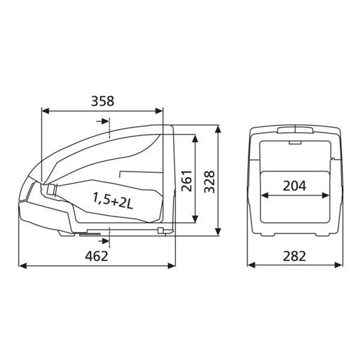 Dometic TB15 - Thermo-elektrische Personenauto Koelbox - 15 Liter - 12V 2 Dometic TB15 - Thermo-elektrische Personenauto Koelbox - 15 Liter - 12V - Afbeelding 2