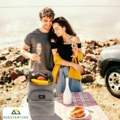 Needventure Koeltas - Lunchtas - Koelrugtas - Picknicktas - 20 Liter - Flessenhouder - Bieropener - Grijs 19 Needventure Koeltas - Lunchtas - Koelrugtas - Picknicktas - 20 Liter - Flessenhouder - Bieropener - Grijs -Buiten Kamperen 1200x1200 1085