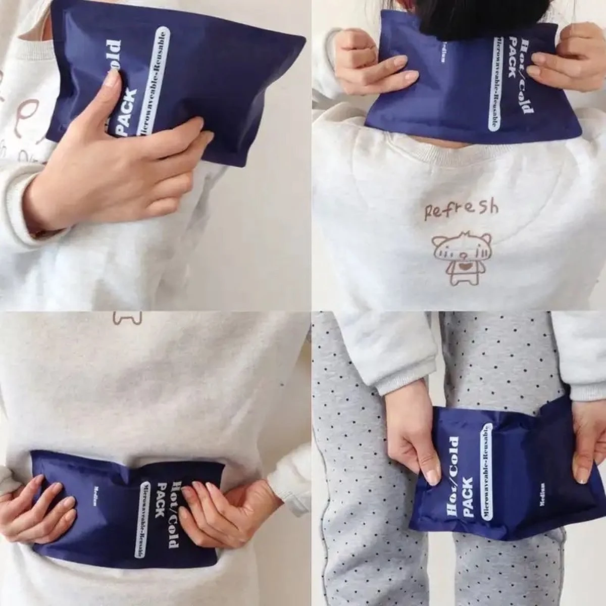 CloudNoon Koelelement - Ice Pack - Koel Pack - Hot En Cold Pack - Warmte Koude Compress - Herbruikbaar - Gel Pack - Nek Knie 3 CloudNoon Koelelement - Ice Pack - Koel Pack - Hot En Cold Pack - Warmte Koude Compress - Herbruikbaar - Gel Pack - Nek Knie - Afbeelding 3