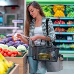 Brisby 4 Laags Geïsoleerde Koeltas - Boodschappentas 21 Liter - Grijs -Buiten Kamperen 1200x1200 1258