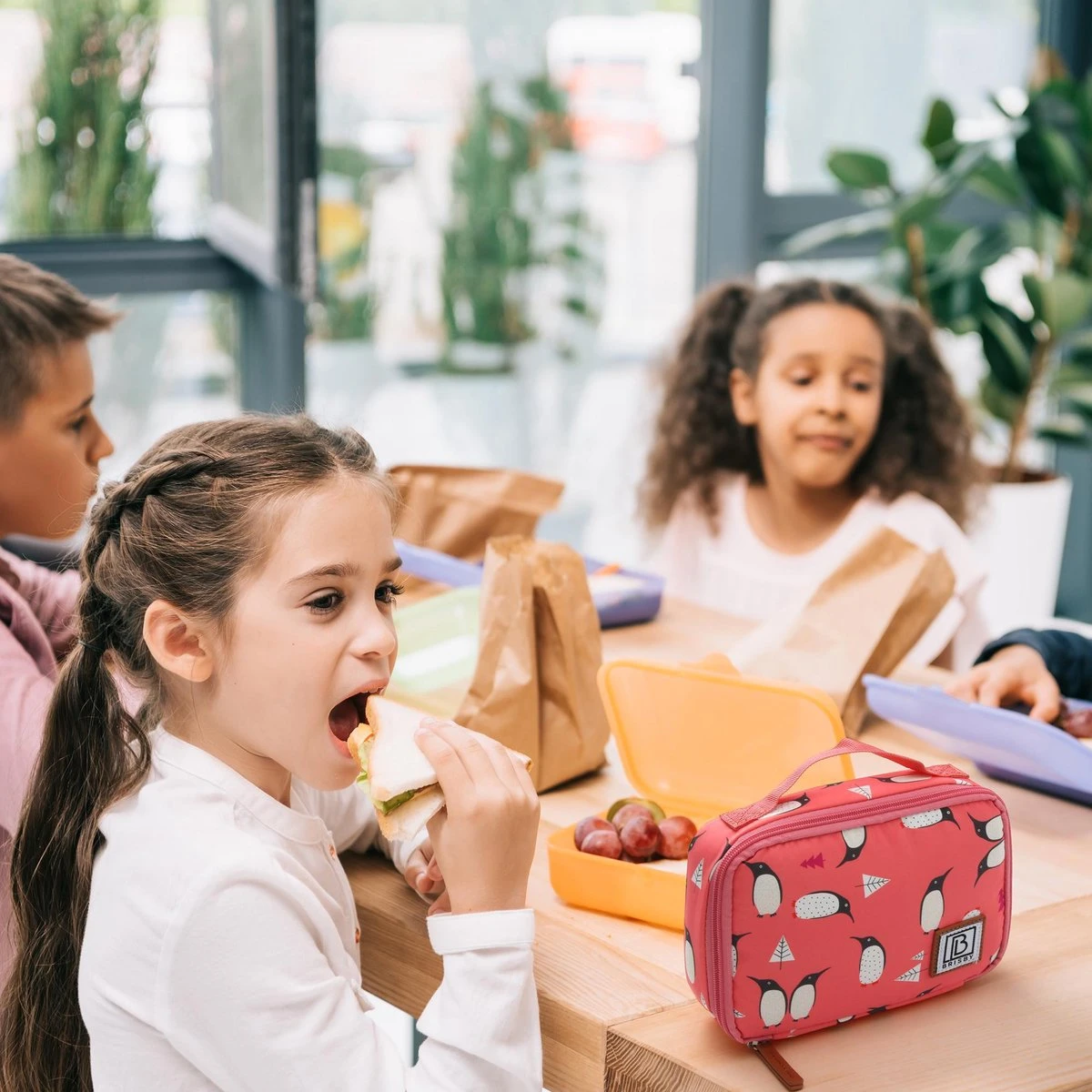 Brisby 4 Laags Geïsoleerde Koeltas - Lunchtas 1.5 Liter - Roze Pinguïn 3 Brisby 4 Laags Geïsoleerde Koeltas - Lunchtas 1.5 Liter - Roze Pinguïn - Afbeelding 3