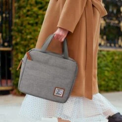 Brisby 4 Laags Geïsoleerde Koeltas - Lunchtas 4 Liter - Lichtgrijs -Buiten Kamperen 1200x1200 1311