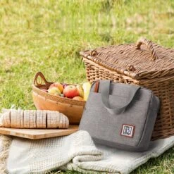 Brisby 4 Laags Geïsoleerde Koeltas - Lunchtas 4 Liter - Lichtgrijs -Buiten Kamperen 1200x1200 1312