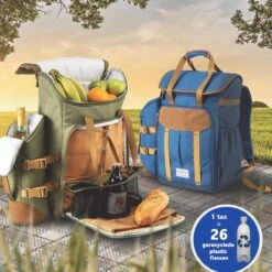 Cabinmax Koeltas - Koelrugzak - Picknick - Picknicktas Met Flessenhouder - Koelrugtas 24L - Olive Green 14 Cabinmax Koeltas - Koelrugzak - Picknick - Picknicktas Met Flessenhouder - Koelrugtas 24L - Olive Green -Buiten Kamperen 1200x1200 1335