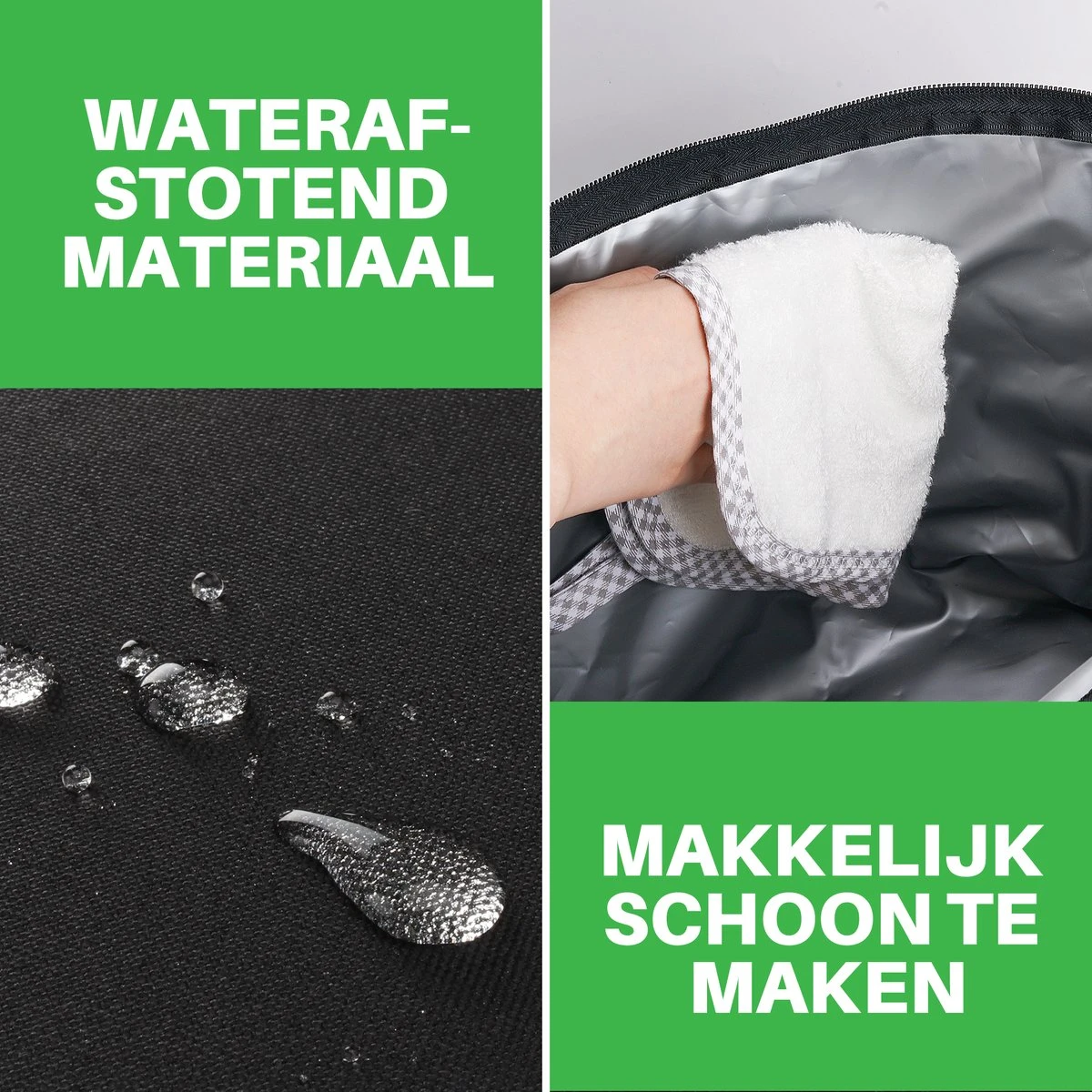 Brisby 4 Laags Geïsoleerde Koeltas - Boodschappentas 21 Liter - Zwart 8 Brisby 4 Laags Geïsoleerde Koeltas - Boodschappentas 21 Liter - Zwart - Afbeelding 8