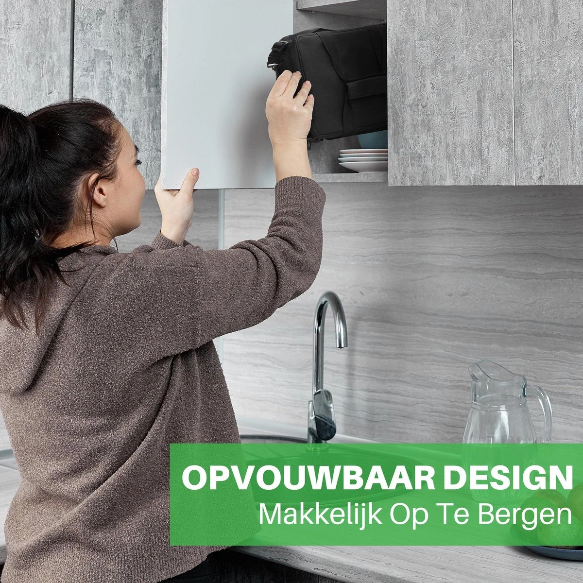 Packaway 4 Laags Geïsoleerde Koeltas - Lunchtas 15 Liter - Zwart 8 Packaway 4 Laags Geïsoleerde Koeltas - Lunchtas 15 Liter - Zwart - Afbeelding 8