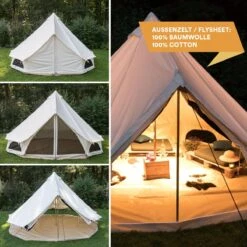 Skandika Tipii 400 Canvas Tent – Tipi-tenten – 8 Persoons Familietent - Campingtent – Muggengaas – 250 Cm Stahoogte – 400 Cm Diameter – 4000 Mm Waterkolom – Indische Tent, Partytent, Festivaltent – Outdoor, Camping, Tuin – Kamperen – Wit 15 Skandika Tipii 400 Canvas Tent – Tipi-tenten – 8 Persoons Familietent - Campingtent – Muggengaas – 250 Cm Stahoogte – 400 Cm Diameter – 4000 Mm Waterkolom – Indische Tent, Partytent, Festivaltent – Outdoor, Camping, Tuin – Kamperen – Wit -Buiten Kamperen 1200x1200 148