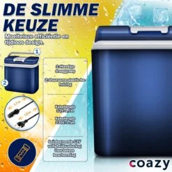 Coazy Koelbox 24L Elektrisch 12v 230 Volt - Met ECO Modus Voor Auto & Camping - Elektrische Frigobox Klein - Verkoelt En Verwarmt - Eco Modus - MiniBar - Electrische Mini Koelkast 9 Coazy Koelbox 24L Elektrisch 12v 230 Volt - Met ECO Modus Voor Auto & Camping - Elektrische Frigobox Klein - Verkoelt En Verwarmt - Eco Modus - MiniBar - Electrische Mini Koelkast -Buiten Kamperen 1200x1200 1512