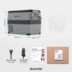 Auronic Elektrische Koelbox - 40.5L - Compressor - 12V En 240V - Grijs -Buiten Kamperen 1200x1200 1518