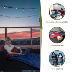 Skandika Dundee Flannel-L Slaapzak – Mummmieslaapzakken – Slaapzakken Volwassen - Maat M – Unisex - Katoen, Luxe Kwaliteit, Dubbele Slaapzak, 3 Seizoenen, Tot -20°C - 220 X 80 Cm - Outdoor Kampeerslaapzak – Ritssluiting Links - Zwart/blauw 9 Skandika Dundee Flannel-L Slaapzak – Mummmieslaapzakken – Slaapzakken Volwassen - Maat M – Unisex - Katoen, Luxe Kwaliteit, Dubbele Slaapzak, 3 Seizoenen, Tot -20°C - 220 X 80 Cm - Outdoor Kampeerslaapzak – Ritssluiting Links - Zwart/blauw -Buiten Kamperen 1200x1200 1550