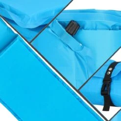 Springos Slaapmat | Zelfopblazend | 186 Cm | Inclusief Hoes & Hoofdkussen | Lichtblauw -Buiten Kamperen 1200x1200 1691