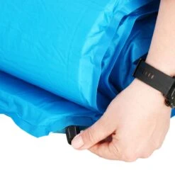 Springos Slaapmat | Zelfopblazend | 186 Cm | Inclusief Hoes & Hoofdkussen | Lichtblauw -Buiten Kamperen 1200x1200 1695