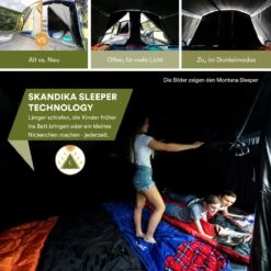Skandika Nimbus Sleeper 12 Tent – Koepeltenten – 12 Persoons Familietent - Campingtent – Muggengaas – Sleeper Technology (3 Extra Donkere Slaapcabines) – 760 X 630 X 215 Cm (LxBxH) – 5000 Mm Waterkolom – Camping, Tuin – Kamperen – Blauw/wit 12 Skandika Nimbus Sleeper 12 Tent – Koepeltenten – 12 Persoons Familietent - Campingtent – Muggengaas – Sleeper Technology (3 Extra Donkere Slaapcabines) – 760 X 630 X 215 Cm (LxBxH) – 5000 Mm Waterkolom – Camping, Tuin – Kamperen – Blauw/wit -Buiten Kamperen 1200x1200 17