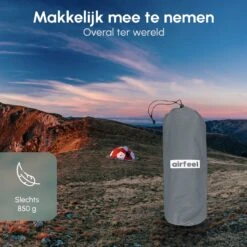 AirFeel Opblaasbaar Slaapmatje - Ingebouwde Pomp En Kussen - Lichtgewicht - 196 X 60 X 6cm - Gray 9 AirFeel Opblaasbaar Slaapmatje - Ingebouwde Pomp En Kussen - Lichtgewicht - 196 X 60 X 6cm - Gray -Buiten Kamperen 1200x1200 1705
