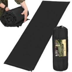 Springos Slaapmat | Zelfopblazend | 180 Cm | Inclusief Hoes | Zwart -Buiten Kamperen 1200x1200 1740