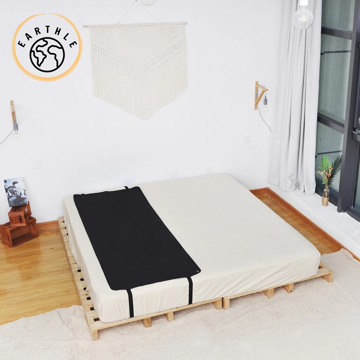 Earthle Earthing Slaapmat - Aardingsmat - Aarden - Earthing Mat - Aarding - Grounding Mat 3 Earthle Earthing Slaapmat - Aardingsmat - Aarden - Earthing Mat - Aarding - Grounding Mat - Afbeelding 3