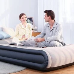 Sable Luxe Queen Size 2 Persoons Luchtmatras Met Ingebouwd Kussen, Opblaasbaar Luchtbed Met Ingebouwde Elektrische Pomp Voor Kamperen, Reizen Of Overnachtende Gasten Of Festival 10 Sable Luxe Queen Size 2 Persoons Luchtmatras Met Ingebouwd Kussen, Opblaasbaar Luchtbed Met Ingebouwde Elektrische Pomp Voor Kamperen, Reizen Of Overnachtende Gasten Of Festival -Buiten Kamperen 1200x1200 179