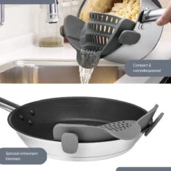 SensaHome- Siliconen Vergiet - Keuken Afgietdeksel - Afgiethulp - Siliconen - BPA Vrij - Grijs 25 SensaHome- Siliconen Vergiet - Keuken Afgietdeksel - Afgiethulp - Siliconen - BPA Vrij - Grijs -Buiten Kamperen 1200x1200 1868