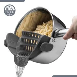 SensaHome- Siliconen Vergiet - Keuken Afgietdeksel - Afgiethulp - Siliconen - BPA Vrij - Grijs 28 SensaHome- Siliconen Vergiet - Keuken Afgietdeksel - Afgiethulp - Siliconen - BPA Vrij - Grijs -Buiten Kamperen 1200x1200 1871