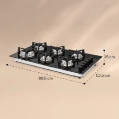 Trifecta 6 Gaskookplaat 6-pits Grote, Normale En Extra Glaskeramische Branders 13 Trifecta 6 Gaskookplaat 6-pits Grote, Normale En Extra Glaskeramische Branders -Buiten Kamperen 1200x1200 1910