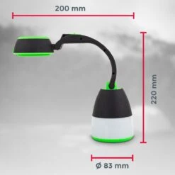 B.K.Licht - LED Kampeerlamp - Zaklamp - 3 In 1 Zaklantaarn Voor Kinderen - Tafellamp - Tentlamp - Opvouwbaar - Zwart Groen - 140 Lumen - IP20 16 B.K.Licht - LED Kampeerlamp - Zaklamp - 3 In 1 Zaklantaarn Voor Kinderen - Tafellamp - Tentlamp - Opvouwbaar - Zwart Groen - 140 Lumen - IP20 -Buiten Kamperen 1200x1200 2081